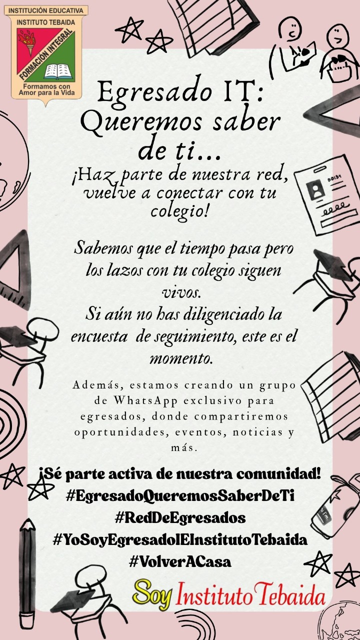 !!!!EGRESADOS …Lean esto